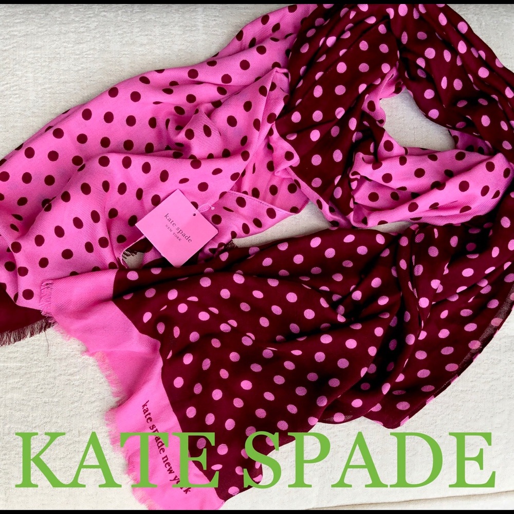 KATE SPADE Lia Dot long scarf